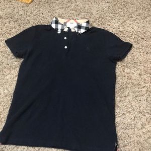 Polo shirt boy ( Burberry )Navy blue color.
